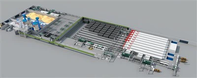 Llinell Gynhyrchu Bloc Concrit Awyredig